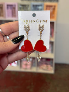 Valentines Day earrings