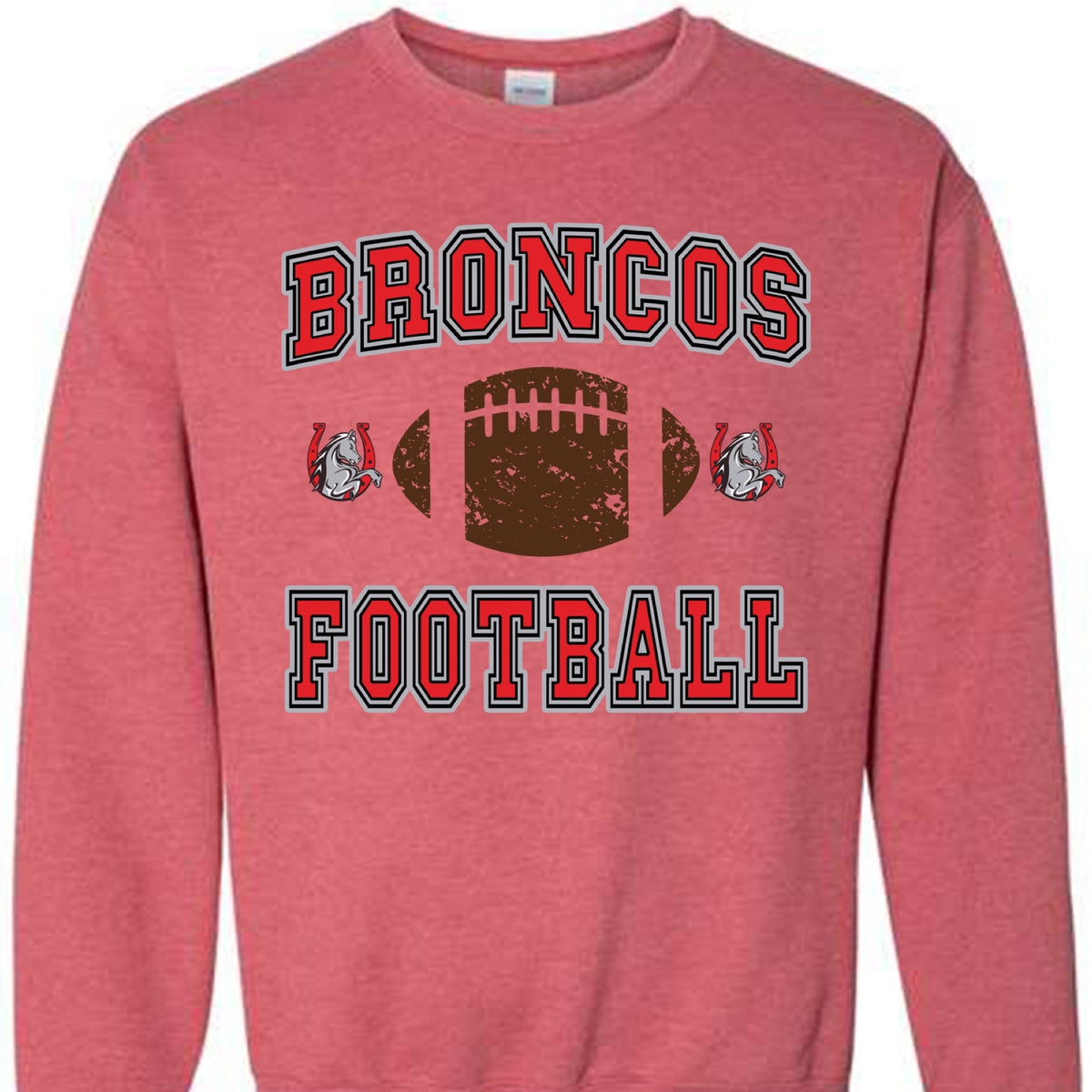 Broncos Football Vintage design – Pink Bulldog Boutique