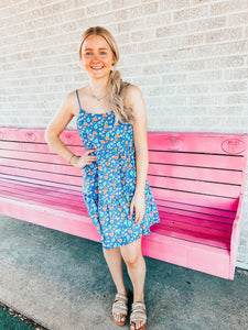 Spaghetti Strap floral dress