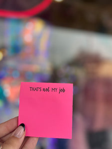 Snarky sticky notes