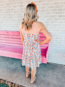 Spaghetti Strap floral dress