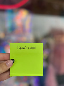 Snarky sticky notes