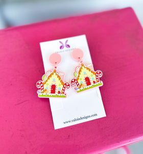 Christmas acrylic earrings