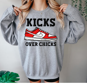 Kicks over chicks