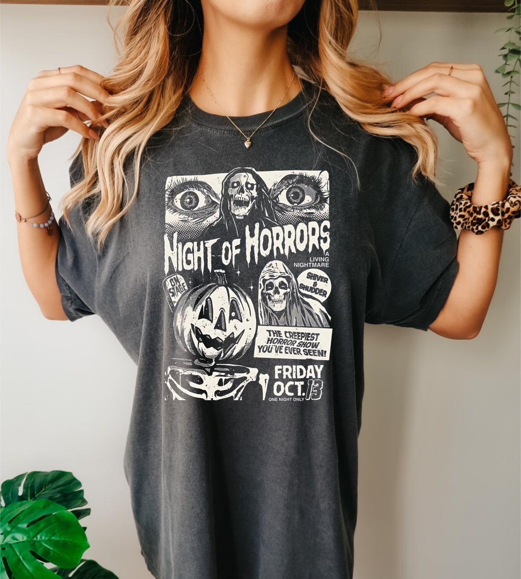 Night of horrors tee