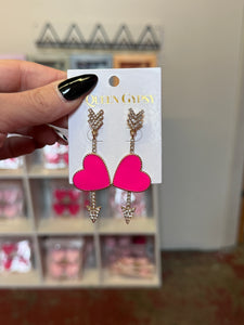 Valentines Day earrings