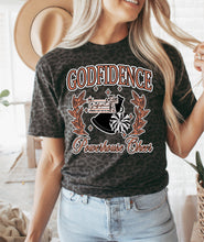 Load image into Gallery viewer, Godfidence Powerhouse Cheer Coquette design
