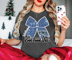 Holy5moke faux glitter Bow