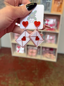 Valentines Day earrings