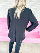 Load image into Gallery viewer, Boyfriend fit Black Blazer
