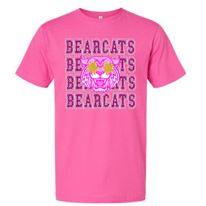 Bearcats Pink Faux Glitter Design