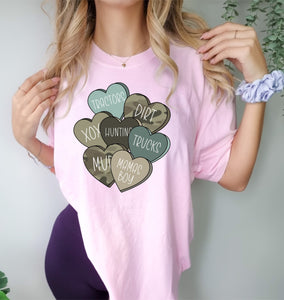 Camo hearts