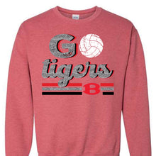 Load image into Gallery viewer, Belton Tigers Volleyball Faux glitter design
