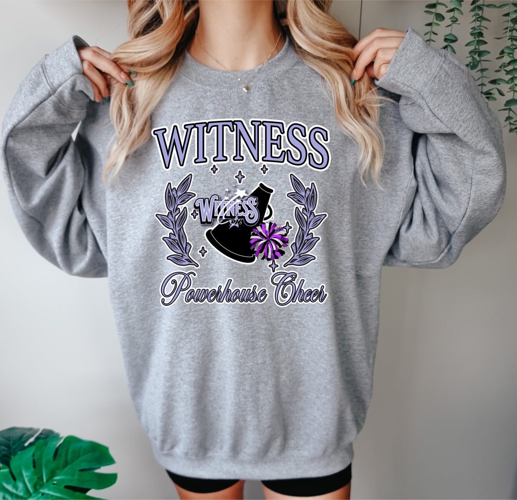 Witness Powerhouse Cheer Coquette design