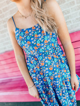 Load image into Gallery viewer, Spaghetti Strap floral dress
