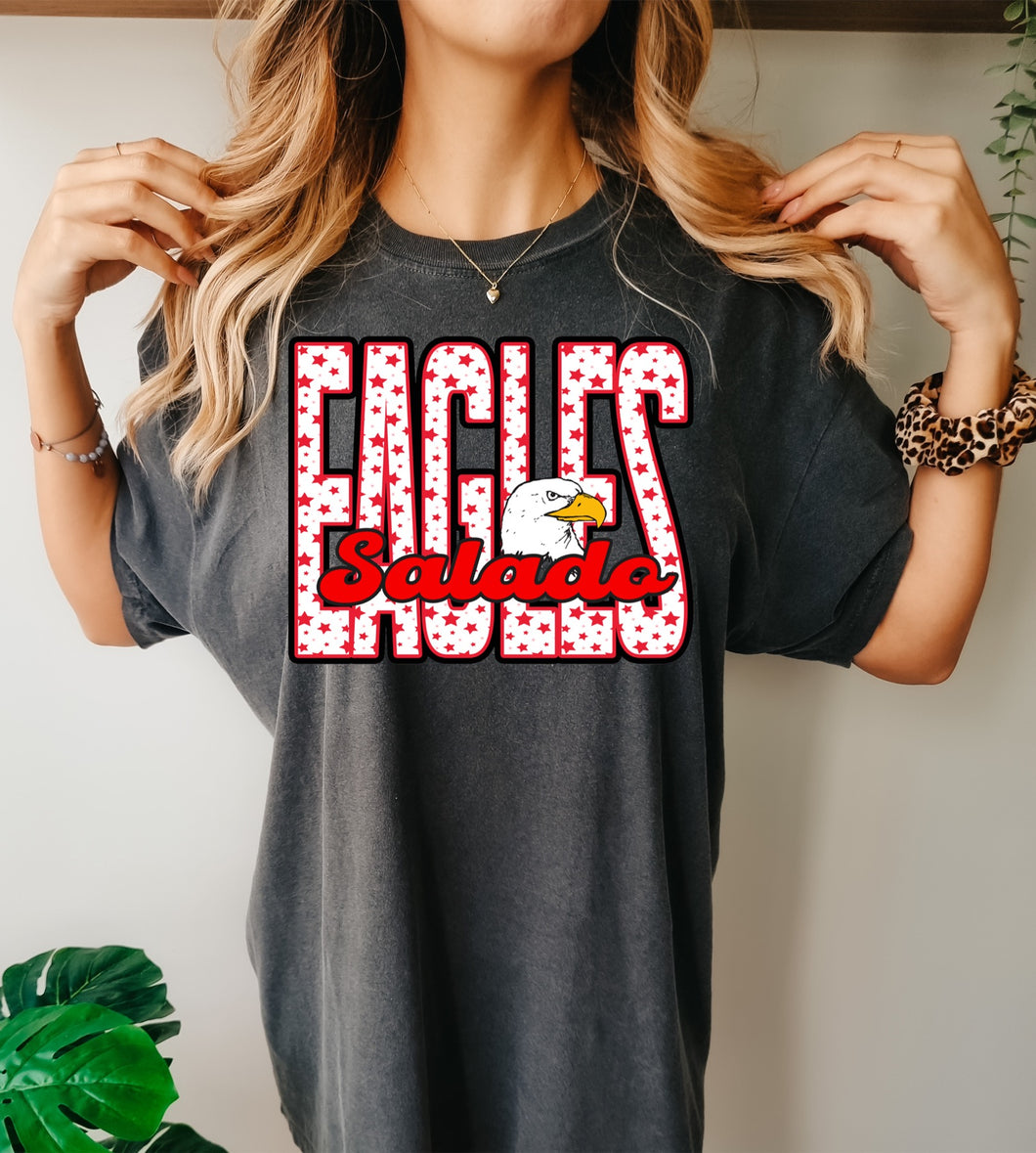 Salado Eagles tall star Tee