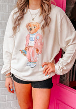 Load image into Gallery viewer, 90s bear corded sweater
