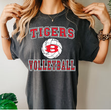 Load image into Gallery viewer, Belton Tigers Vintage Volleyball design
