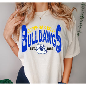 Copperas Cove Bulldawgs Vintage Design