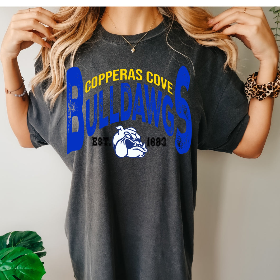 Copperas Cove Bulldawgs Vintage Design