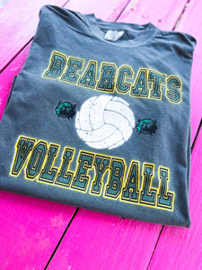 Moody Bearcats Vintage Volleyball design