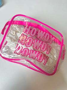 Preppy Plastic travel bags