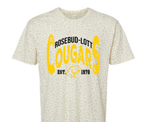 Load image into Gallery viewer, Rosebud-Lott Cougars Vintage Design
