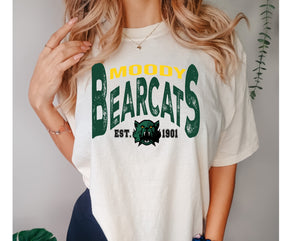 Moody Bearcats Vintage Design