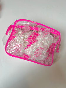 Preppy Plastic travel bags