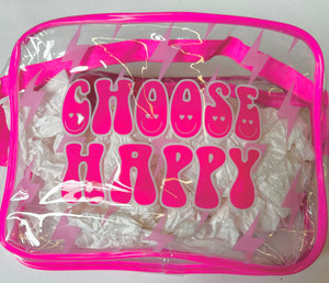 Preppy Plastic travel bags