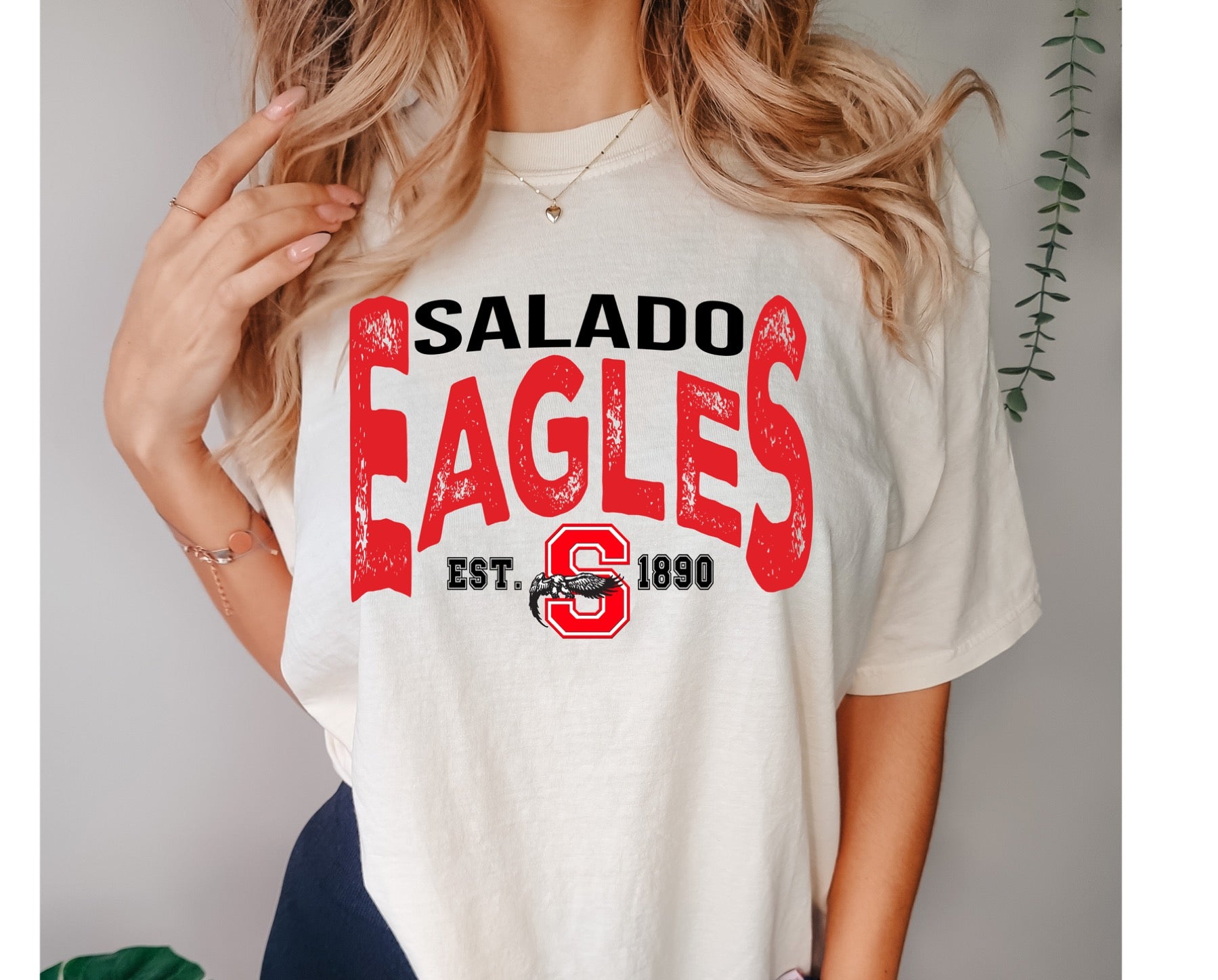 Salado Eagles Football Vintage design – Pink Bulldog Boutique