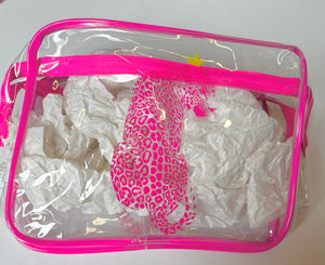 Preppy Plastic travel bags