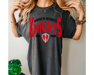 Harker Heights Knights Vintage Design